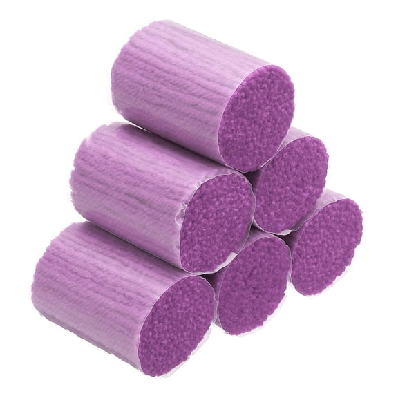 6 Rolls Latch Hook Yarn, Latch Hook Kit Yarn Precut Hook Rugs Yarn Making Crochet Bundles for Latch Hook Rug Adults Beginners Tapestry DIY Craft, Purple