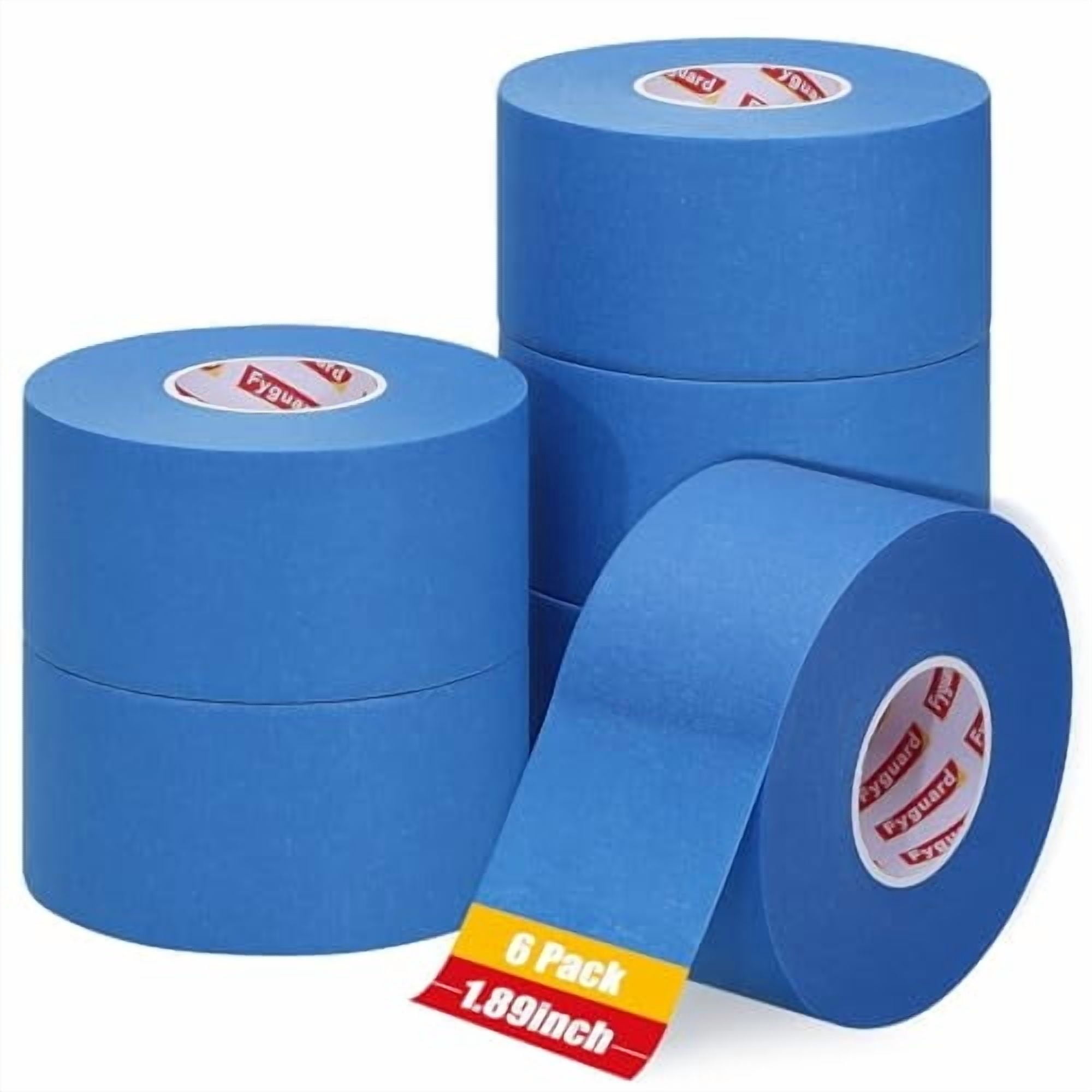 Blue Painters Tape General Purpose 6 Rolls 2 Inch Wide 55 Yard