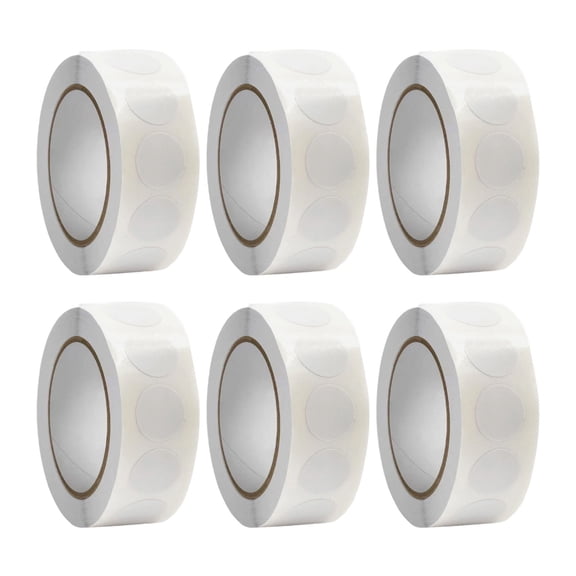 6 Rolls Round Sticker Colour Coding Label Red Dot Sticker Circular Sticker For Document Labeling Storage Organization