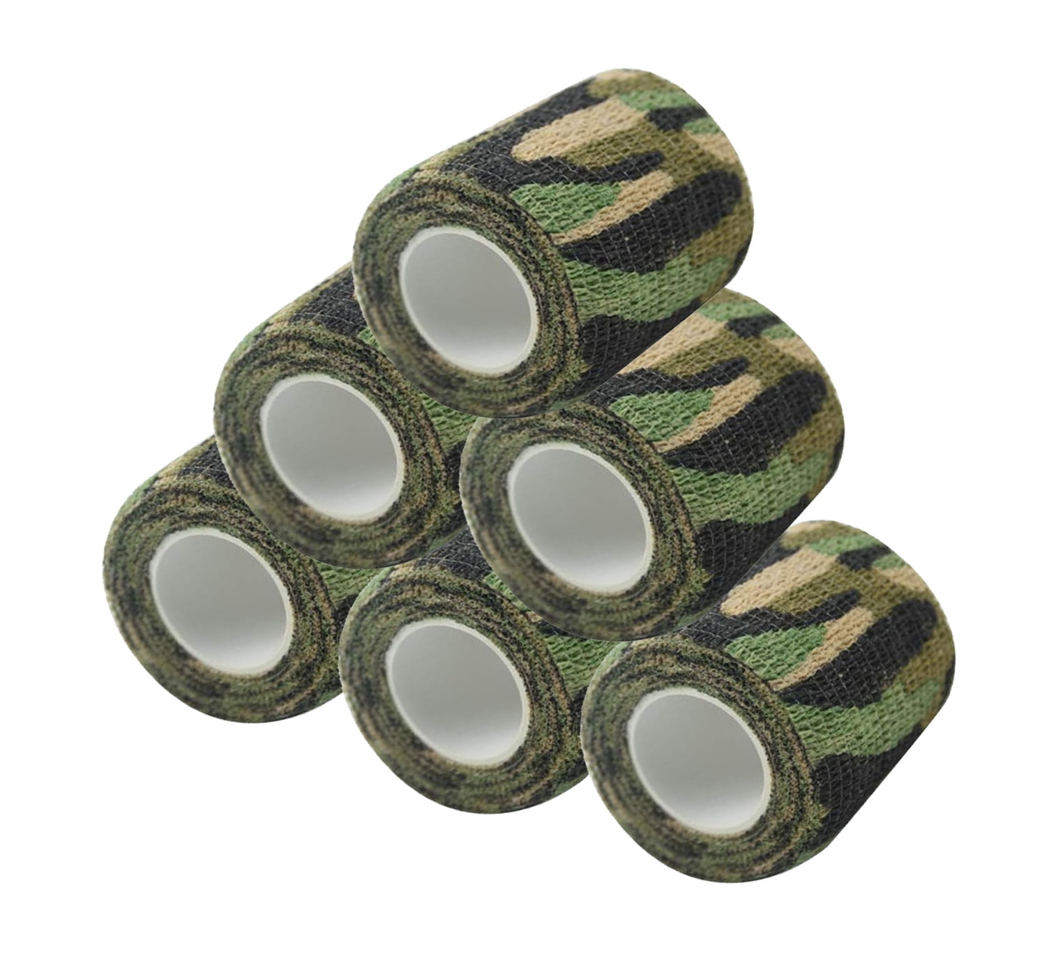 6 Rolls Self Adhesive Wrap Athletic Tape Gauze,Medical Bandage