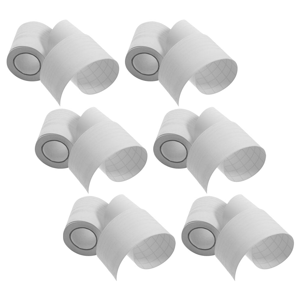 6 Rolls Selfadhesive Baseboard Stickers Peel and Molding Strip for