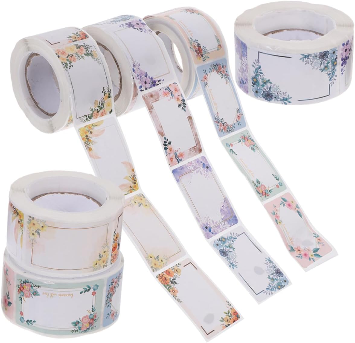 6 Rolls Sticker Office Decore Mason Jar Food Container Labels for Jars