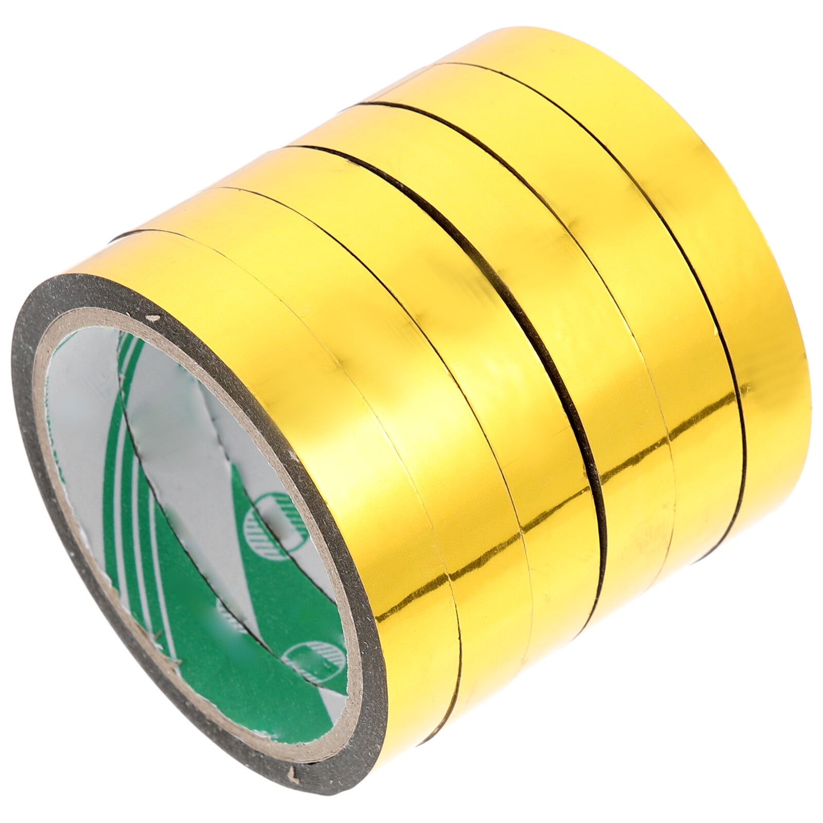 6 Rolls Wound Tape Metallic Mirror Wrapping Metallic Washi Mirror Tape Gold Stationery Tape