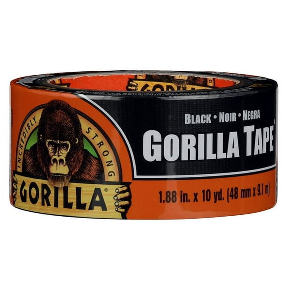 6-Rolls of 1.88” x 10 yds Gorilla Glue 105462 Black Duct tape Duct tape
