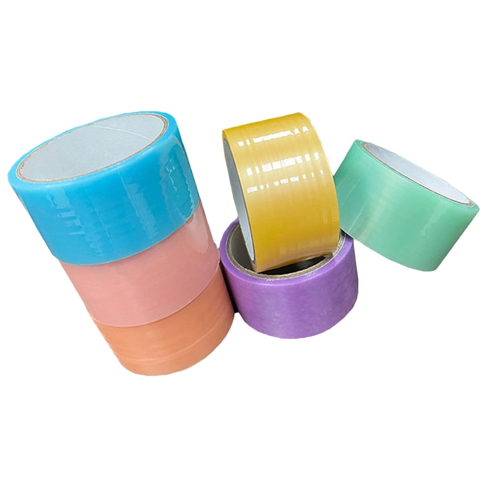 6 Rolls of Decorative Sticky Tapes Balls Making Tapes Fidget Tapes