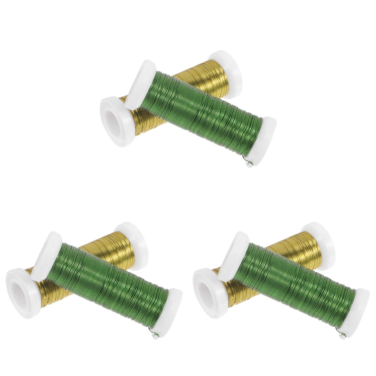 6 Rolls of Floral Iron Wires DIY Flower Stems Crafts Flower Wires