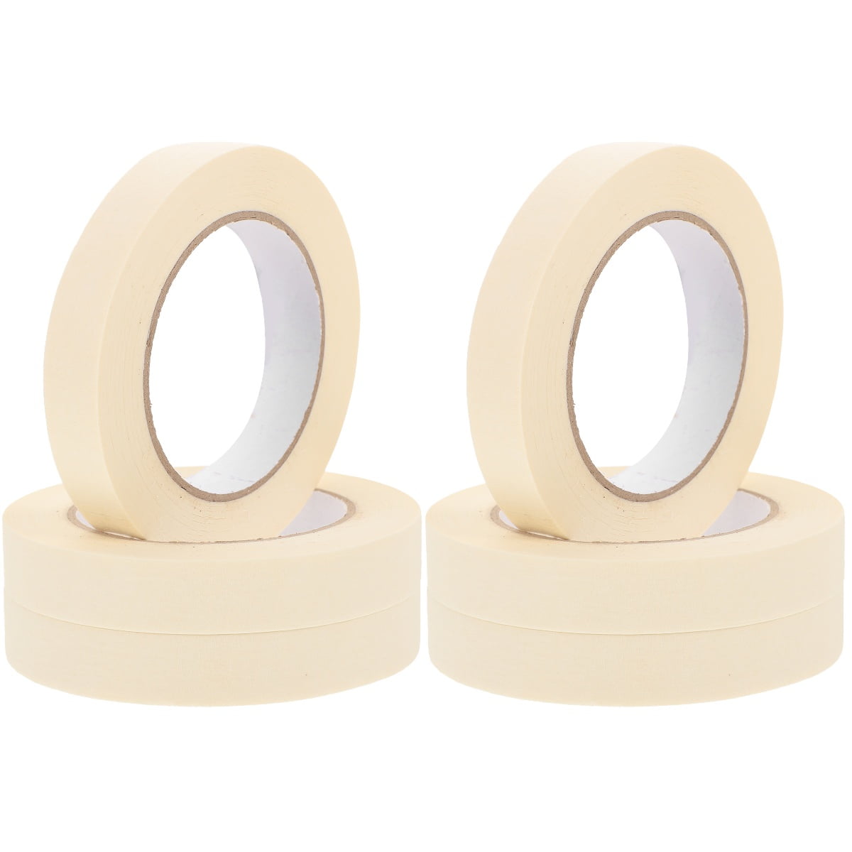 6 Rolls of Masking Tapes Adhesive Tapes for Painting Painter Tapes for Arts