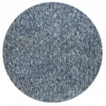 thumbnail image 1 of 6' Round Indigo or Ivory Heather Plain Indoor Area Rug, 1 of 2