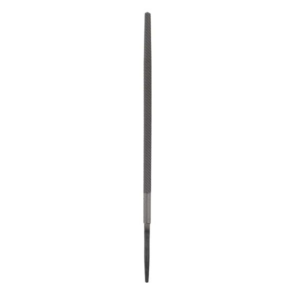 6" Round Medium Cut File Medium Metal File without Handle, Grey