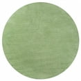 thumbnail image 1 of 6' Round Spearmint Green Plain Indoor Area Rug, 1 of 2