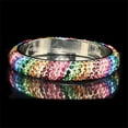 thumbnail image 1 of 6 Row Rhinestone Bangle, Multi Color, 1 of 1
