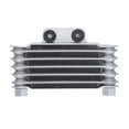 6 Rows Transmission Oil Cooler M12x1.5 125ml Universal for 50 to 150cc