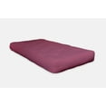 thumbnail image 1 of 6" Ruby Single Foam Full Futon, 75 In. x 54 In. in Red, 1 of 7
