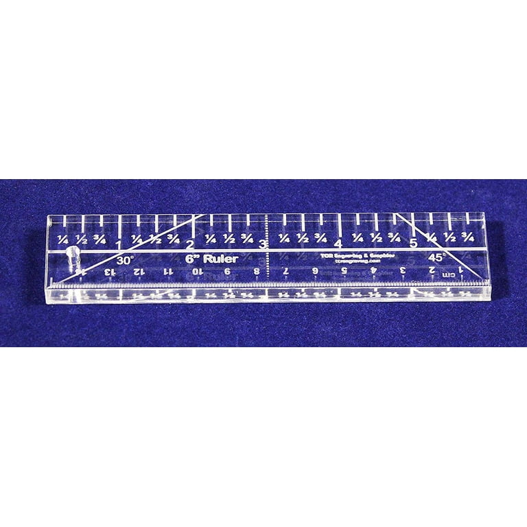 Acrylic Quilting Ruler 3" X 17" With 15 Non-Slip Rings - Sewing & Craft Measuring Tool (Yellow)