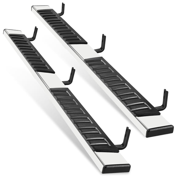 6" Running Boards For 2005-2025 Nissan Frontier Crew Cab Nerf Bars Side Step