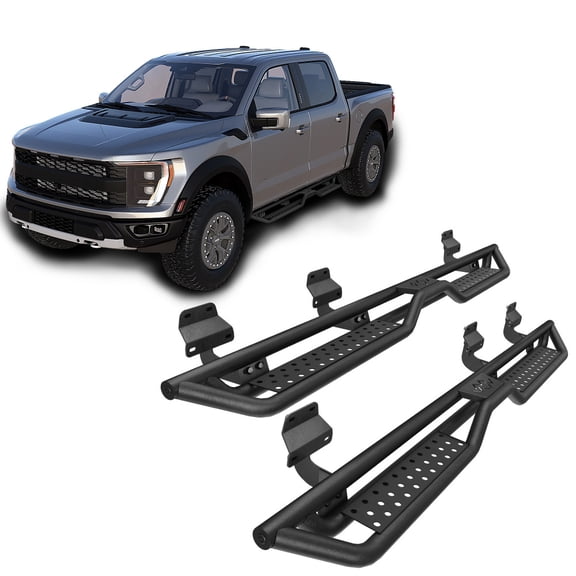 6" Running Boards Side Steps Compatbile with 2015-2026 Ford F-150 Super Crew Cab Nerf Bars