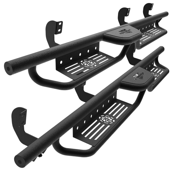 6" Running Boards for 2005-2026 Nissan Frontier Crew Cab, Two Stairs Side Steps , Truck Rails Nerf Bars