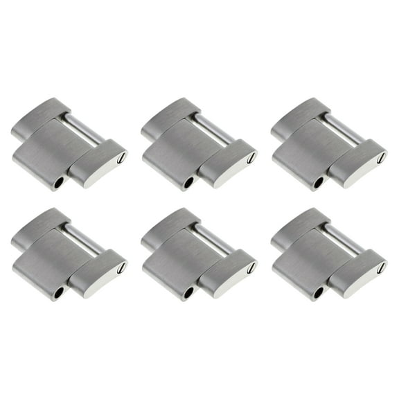 6 SOLID LINK FOR OYSTER WATCH BAND 40MM ROLEX SUBMARINER EXPLORER BRACELET STEEL