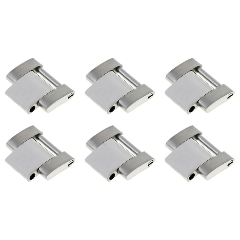 6 SOLID LINKS FOR OYSTER WATCH BAND ROLEX DAYTONA SHINY CENTER STAINLESS STEEL Walmart
