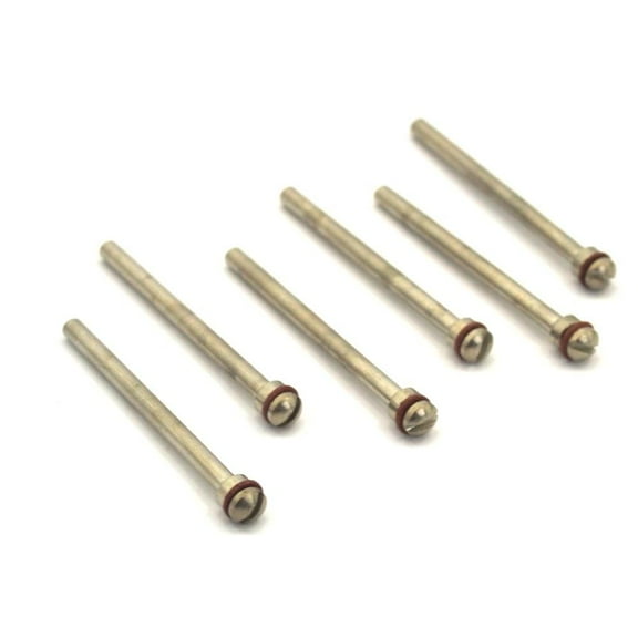 6 Screw Mandrels 1/8" Shank Jewelers Jewelry Design & Repair Hobby Craft Tool