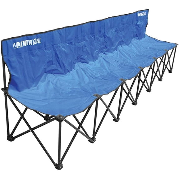 6-Seat Kwik Bench - Blue, 16" H x 108" W