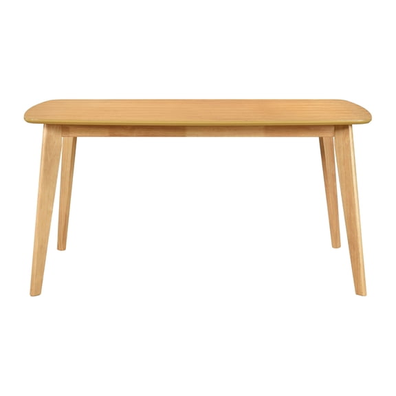 6 - Seater Wooden Dining Table of Natural Oak / Functional in Kitchen and Dining Room