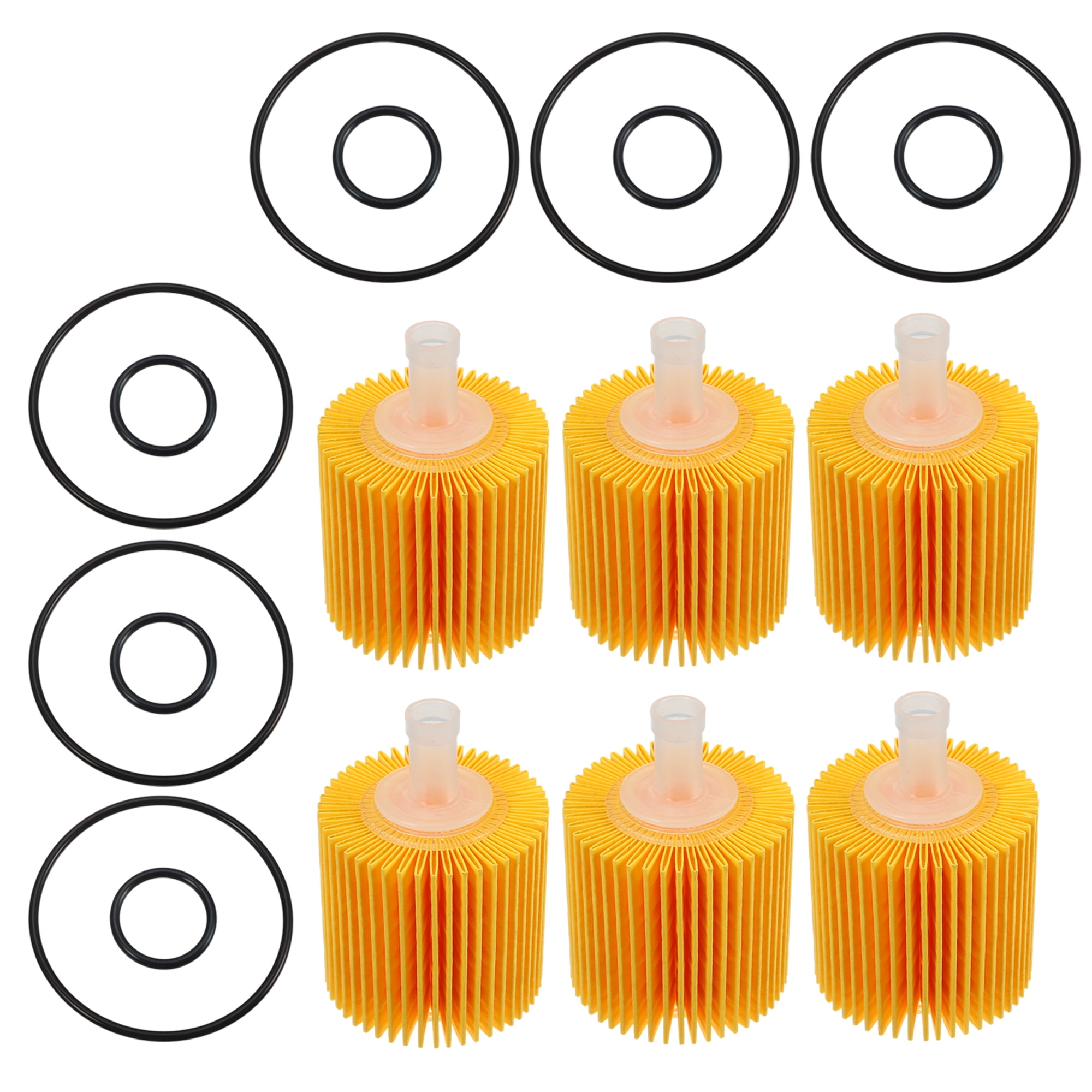 Paquete De Bobinas De Encendido UF487 Y Bujías De Iridio 6619, Compatible Con Toyota 4Runner Avalon Camry Highlander Rav4 Sienna Venza Lexus Es350