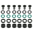 thumbnail image 1 of 6 Set Fuel Injector O Rings Seals No.06164P8EA00 for Honda Odyssey Pilot MDX 2001-2004 Rubber Black, 1 of 6