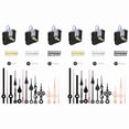 thumbnail image 1 of 6 Set Quartz Clock Movement Parts with 10 Set Hands Contains Numerals Kit for Clock Repair Parts Replacement Parts, 1 of 6