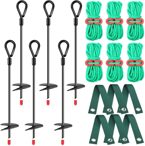 6 Set Tree Stake Steel Straightening Kits for Young Plant 14.96 Inch ...