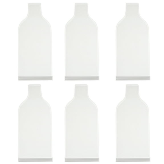 6 Set Wine Protector Bag Reusable Bottle Shipping Sleeve Leakproof Wine Bubble Wrap Sleeve Double Layer Wine Bottle Travel Protector Bags Unbreakable Wine Bottle Protector Sleeves for Suitcase Luggage
