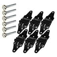 thumbnail image 1 of 6 Set x Transglobal Mild Steel Roll Up End Hinge (Black)+Steel (1.00") Works with Freight Trailer Truck Roll Up Door (-1209-A, -61174), 1 of 2