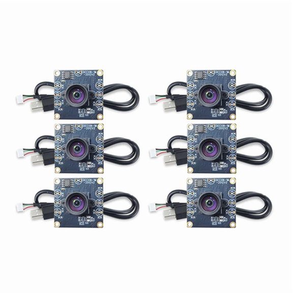 6 Sets 100 Degree Camera Module 1MP OV9732 1280x720 USB Free Driver Manual Focus with 2M USB Cable for WinXP/7/8/10