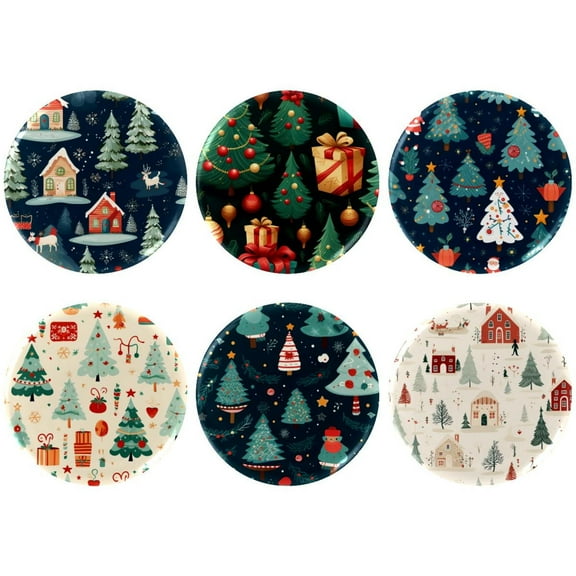 6 Sets 2.2 inch Button Parts for Button, Round Badge Button, Metal Cover, SPTE Button Back Cover