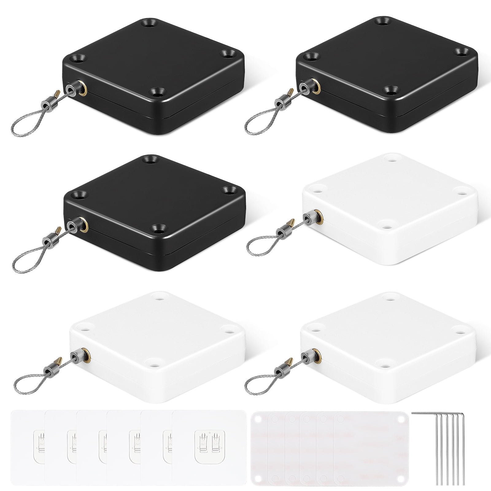 6 Sets Automatic Door Closer Window Curtains Auto Door Closer for