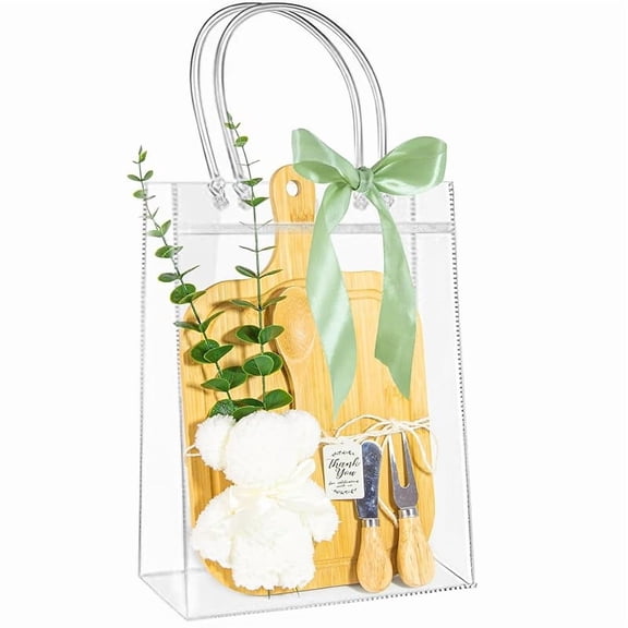 6 Sets Baby Shower Prizes for Game Winners - Bamboo Cheese Charcuterie Boards Set with Knife, Spoon, Towel & Gift Bags for Guests, Bridal Shower Favors