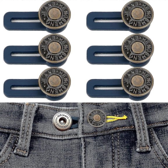 6 Sets Button Extender For Trousers Waist Extenders For Mens Or Womenpants Waist Extendertrousers Jean Button