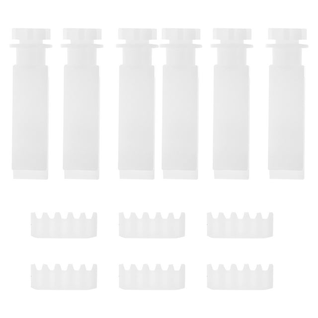 6 Sets Curtain Pulley White Curtains Vertical Blind Stem Vertical