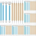 thumbnail image 1 of 6 Sets Dot Painting Tools 60 Pcs Clay Pottery Modeling Tools Embossing Tools Ceramic Clay Dotting Tools for Painting, 1 of 6