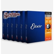 6 Sets! Elixir NANOWEB Nickel Electric   12077 Light/Heavy .010-.052