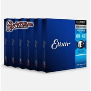 6 Sets! Elixir POLYWEB Nickel Electric   12000 Super Light .009-.042