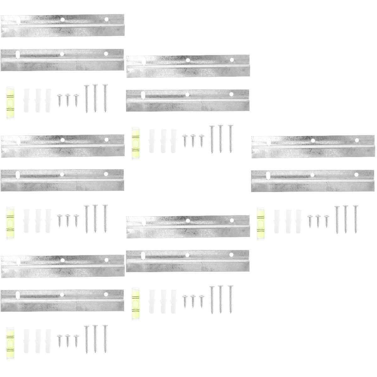 6 Sets French Cleat Picture Hanger Interlocking Wall Hangers for Photo