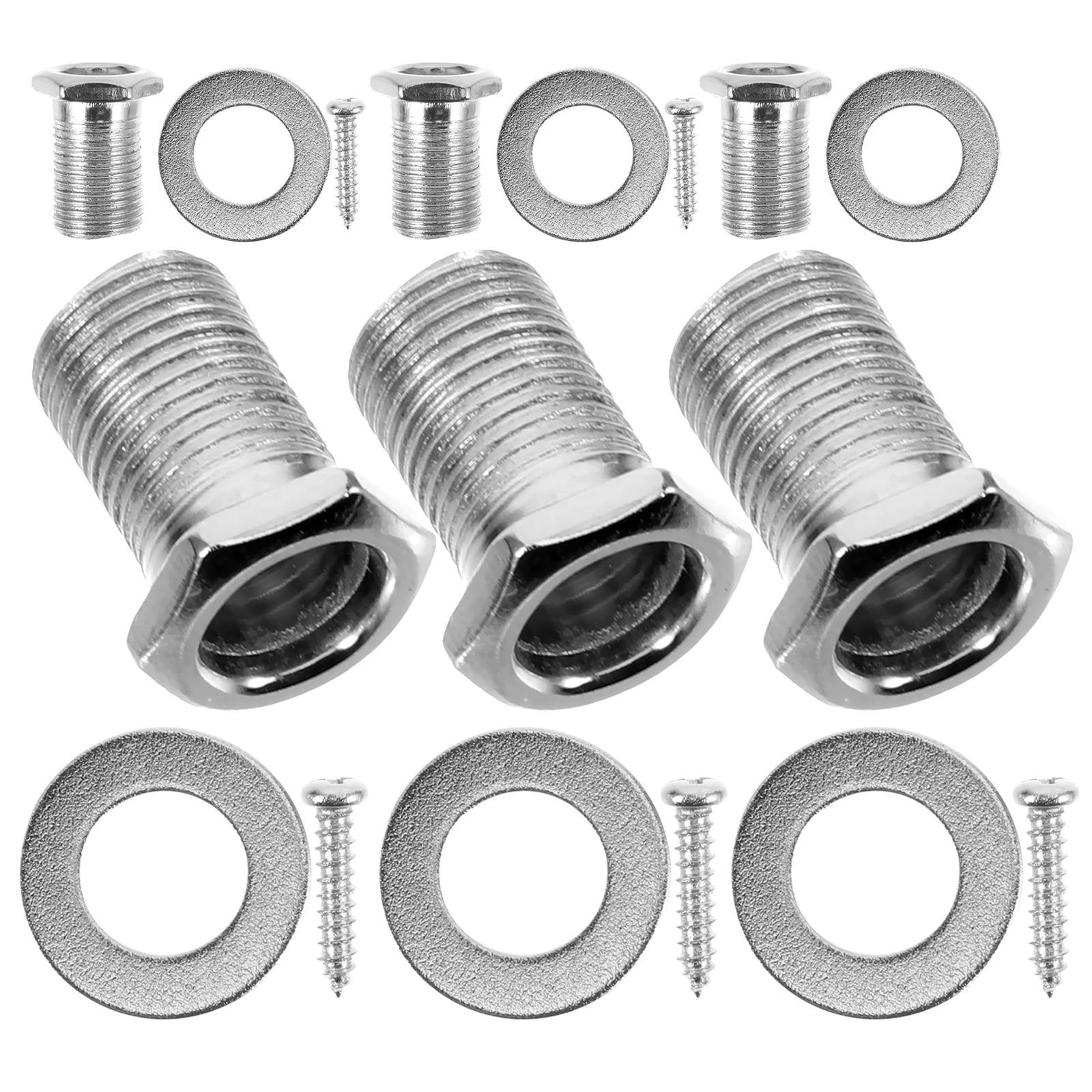 6 Sets Guitar Nuts Screws And Washers Set Guitar Tuning Nuts Acoustic