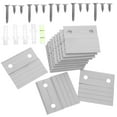thumbnail image 1 of 6 Sets Hanging Picture Display Board French Cleat Hanger Heavy Duty Mirror Hangers Clip Boards Kit Cleats Bracket, 1 of 6