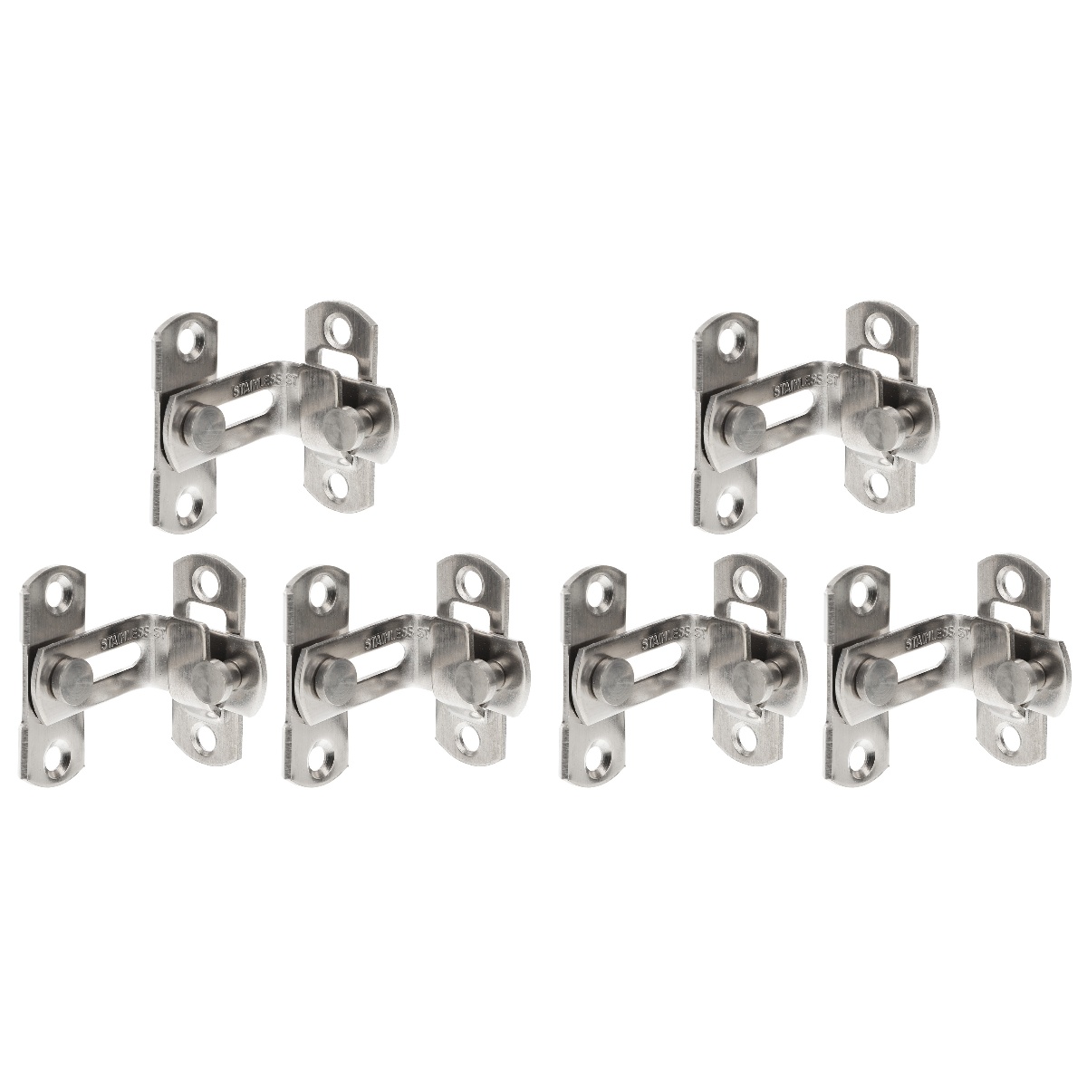 6 Sets Hasp Lock Door Bolt Latches Barn Door Latches Door Hasp Door