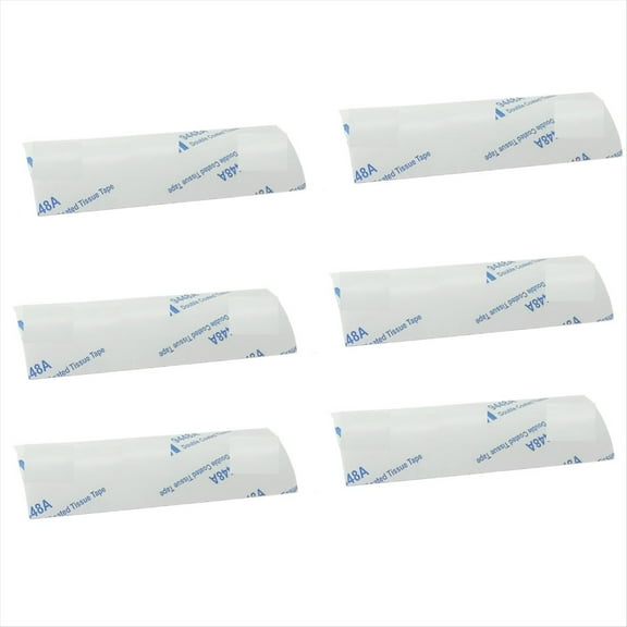 6 Sets Horizontal Blinds Replacement Slats, White Horizontal Blind Repair Tabs, White Blind Fixers for Horizontal