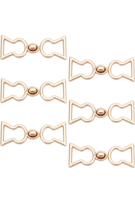 6 Sets Interlocking Metal Buckle 0.6 Inch Golden Quick Release Buckle Alloy Belt Buckle for Costume Accessories Backpack Webbing Replacement Buckle Making DIY