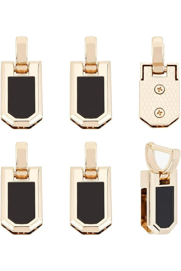 6 Sets Metal Bag Chain Buckles Purse Side Clip Buckles Rectangle Handbag Chain Strap Connector Purse Hardware Detachable D Ring Screws Leathercraft Bag Making Accessories 0.6 0.3 Inch