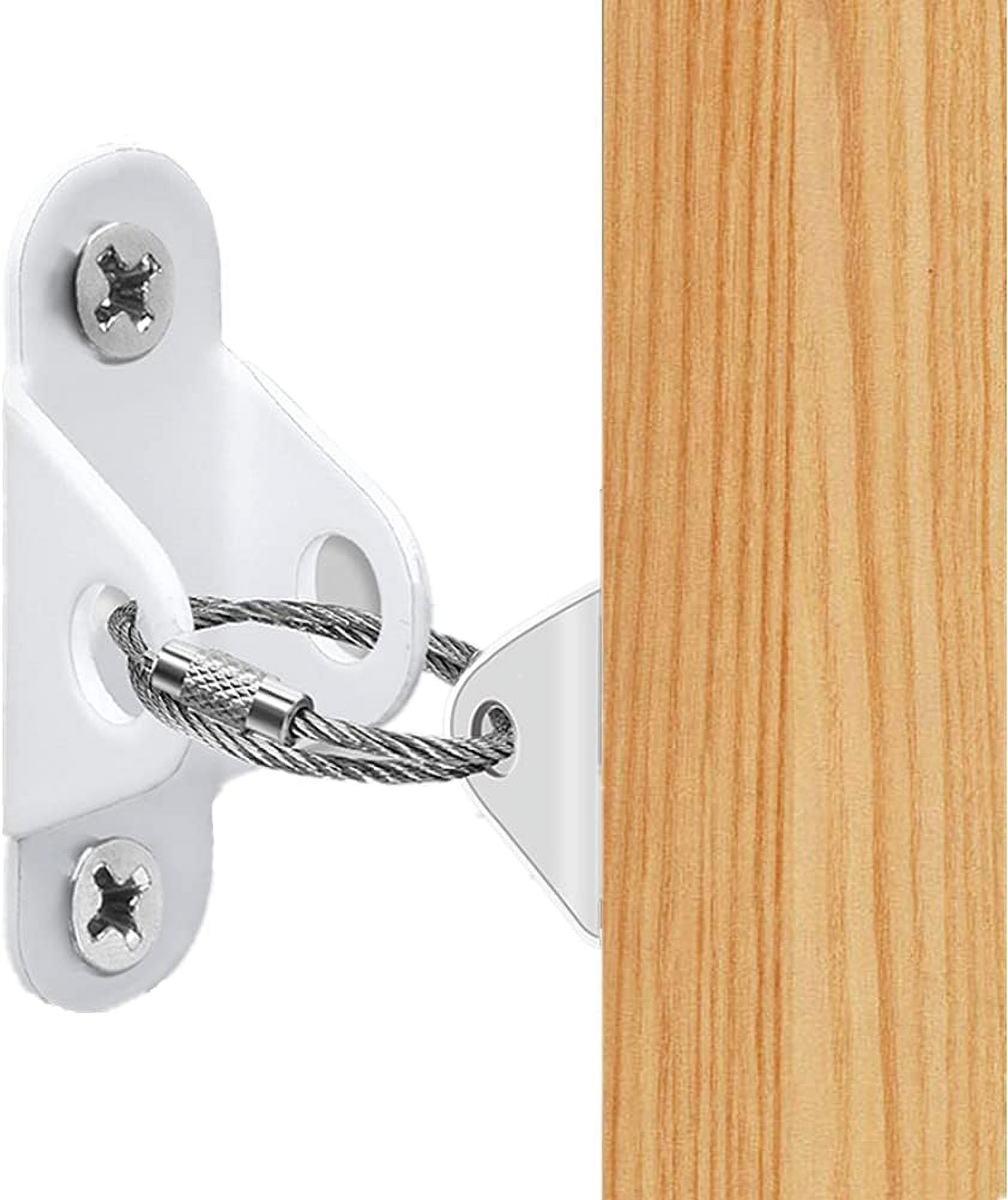 6 Sets Metal Furniture Wall Anchors for Child Kids Proofing Earthquake