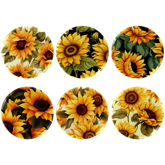 6 Sets Metal Pin-Back Button Badge for Badge Maker Machine Making Art Pin